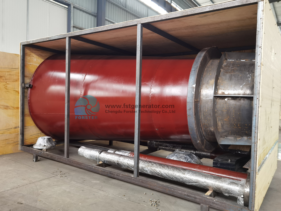 The working principle of the ventilation structure of the vertical hydroelectric generator