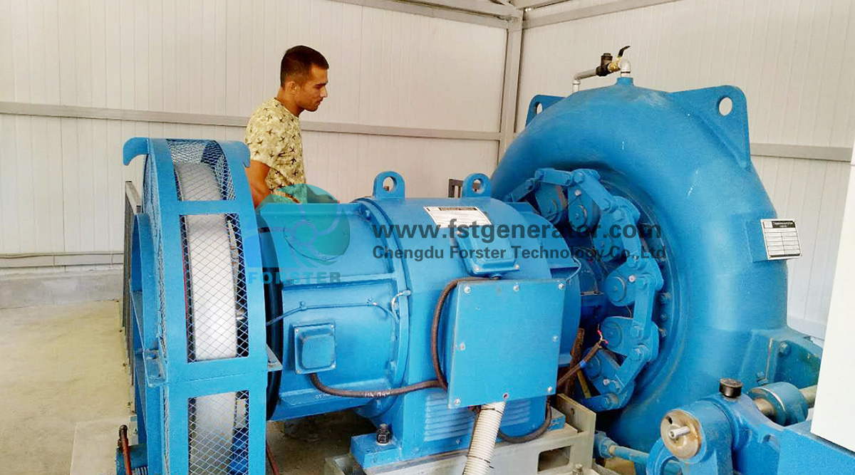 1.2MW Francis hydroturbine generator Uzbekistan2