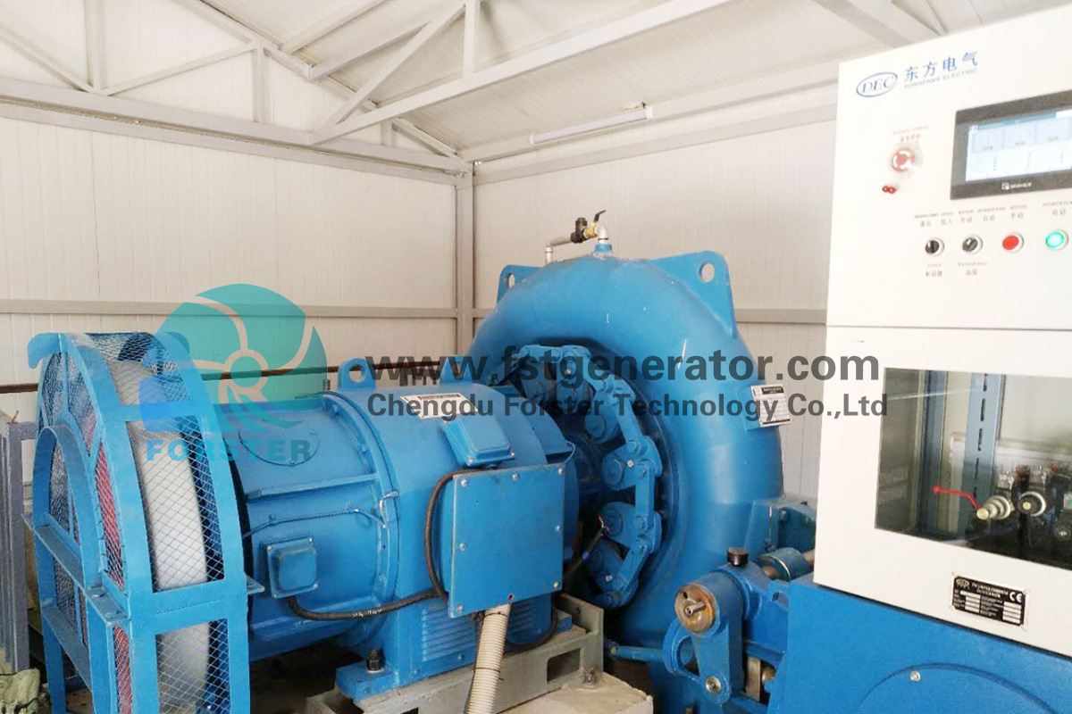 1.2MW Francis hydroturbine generator Uzbekistan3