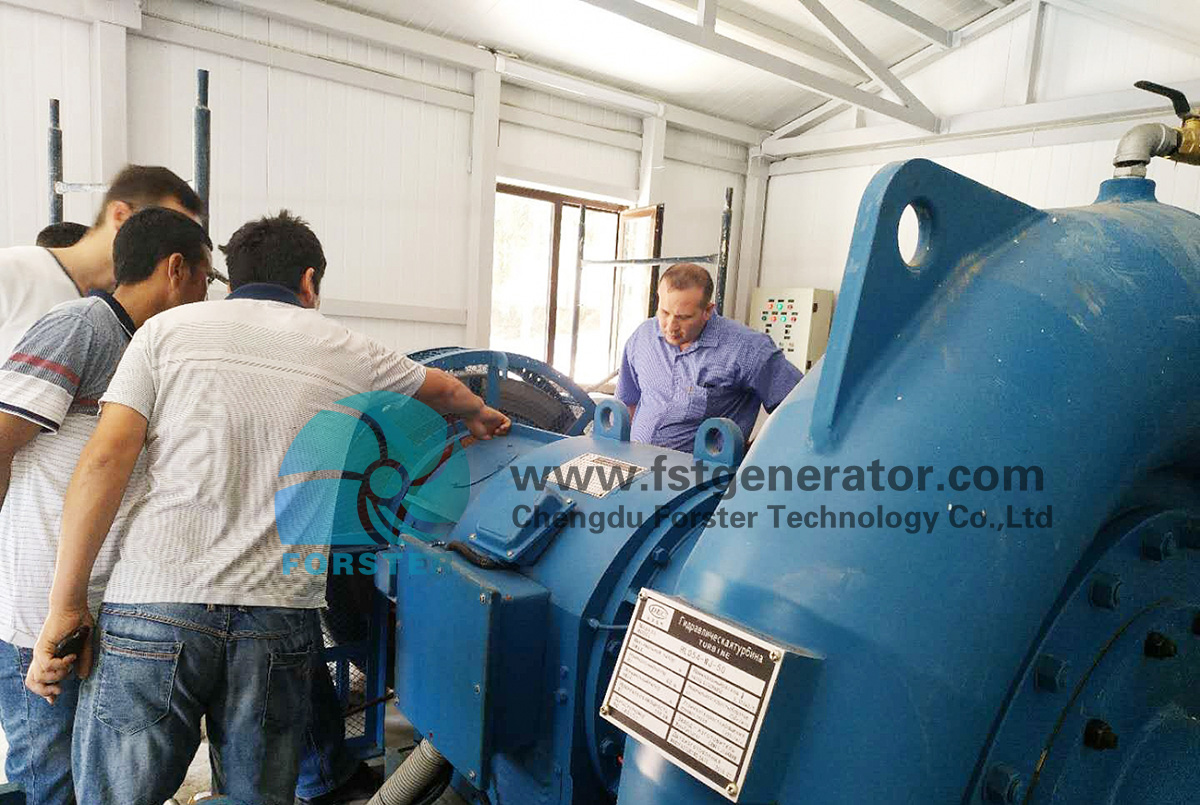 1.2MW Francis hydroturbine generator Uzbekistan4