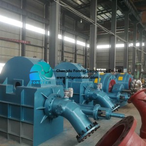 Hydropower Pelton Turbine Generator 1MW 2MW 5MW
