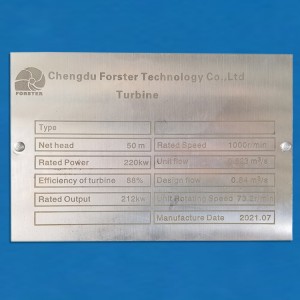 220KW Customized Micro Hydro Francis Turbine Generators For River Hydro Power Plants