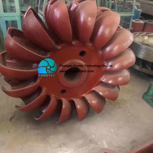 1300KW Generator Pelton Wheel Hydroelectric Pelton Turbine For HPP